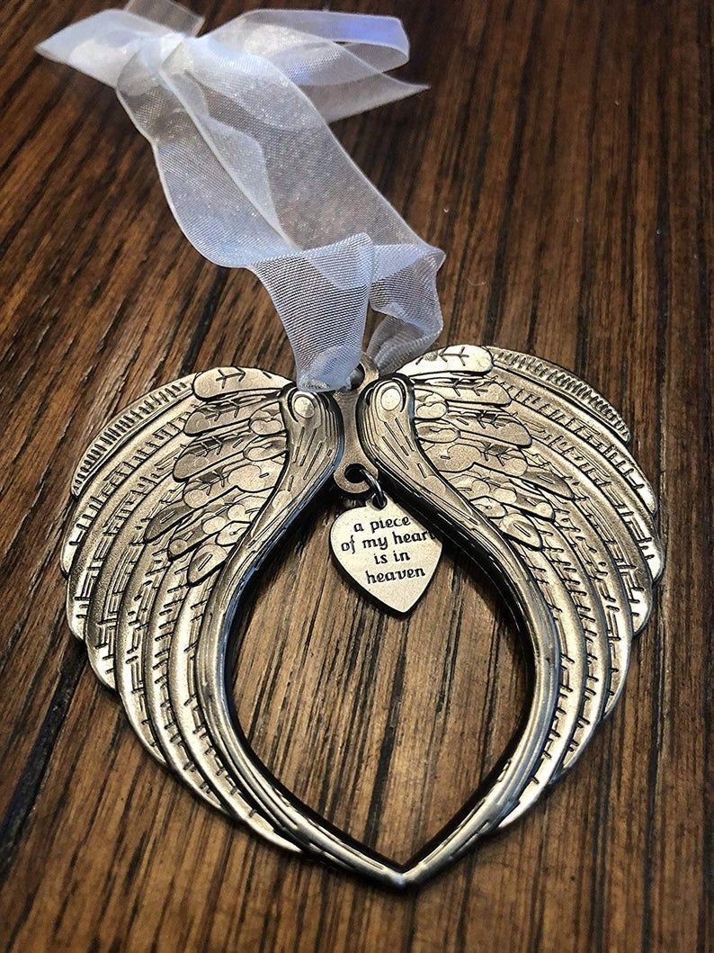 Christmas Memorial Angel Wing Decoration Pendant