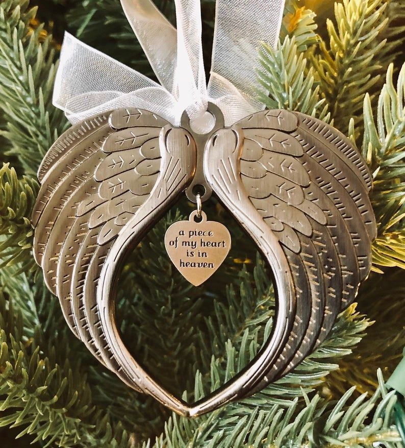 Christmas Memorial Angel Wing Decoration Pendant