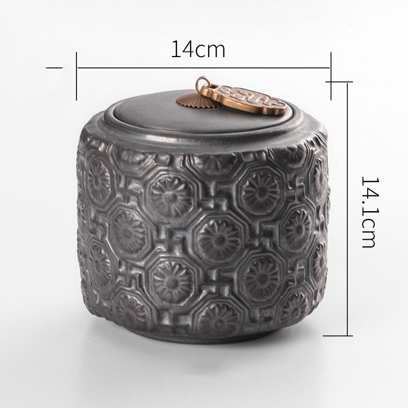 Pet Cremation Funeral Casket Chinese Traditional Retro Seal