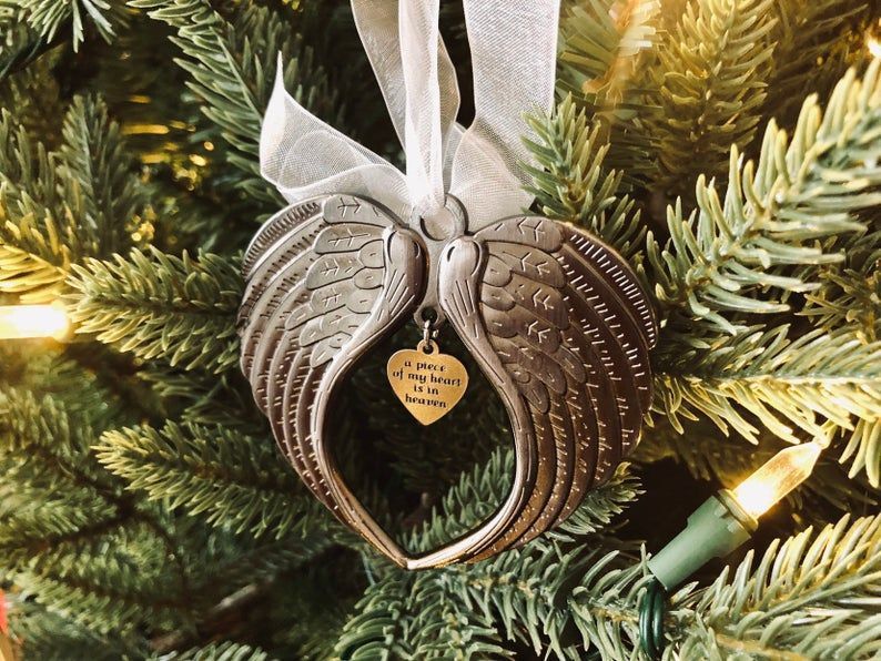 Christmas Memorial Angel Wing Decoration Pendant