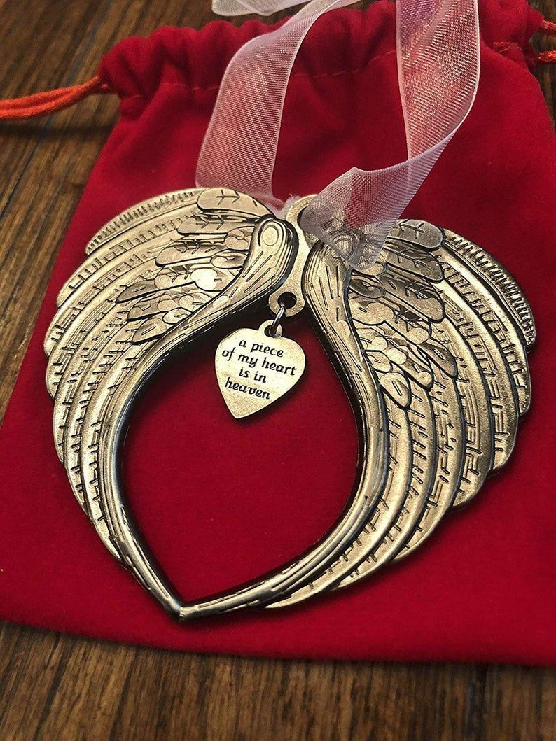 Christmas Memorial Angel Wing Decoration Pendant