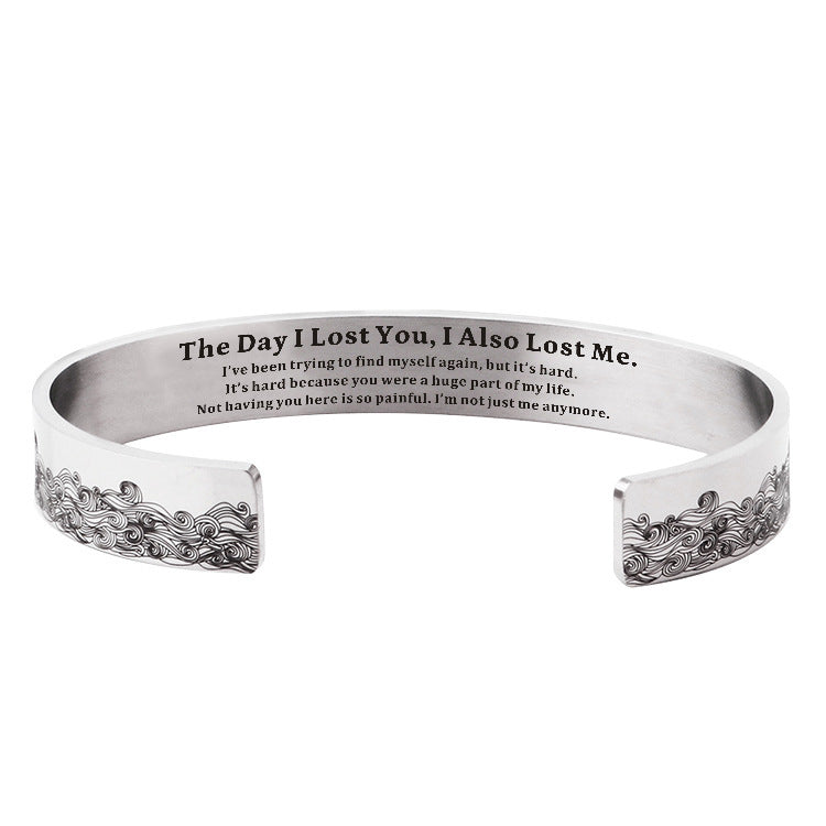 The Day I Lost You Memorial Bracelet