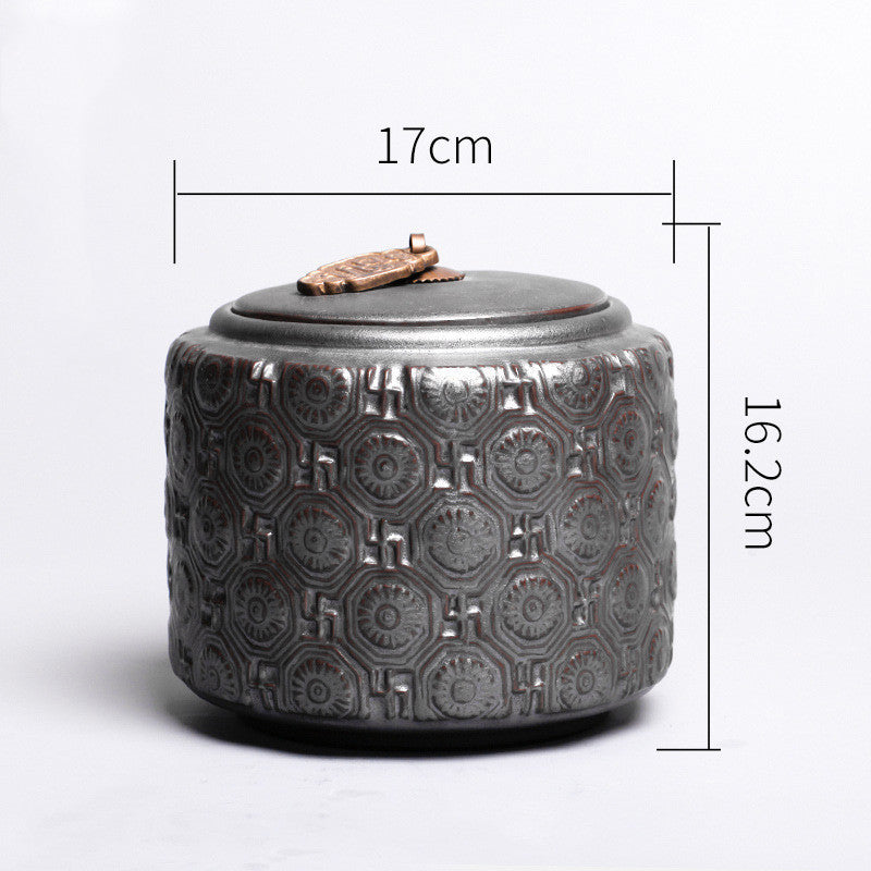 Pet Cremation Funeral Casket Chinese Traditional Retro Seal